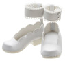 50 Sahras A La Mode Sweets Strap Shoes (White) (Fashion Doll)