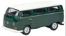 VW T2 バス グリーン/ホワイト (ミニカー)