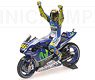 Yamaha YZR-M1 Movistar Yamaha MotoGP Valentino Rossi MotoGP Silverstone 2015 w/Figurine (Diecast Car)