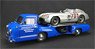 メルセデス・ベンツ カートランスポーター「Blue Wonder」 1955 ＋メルセデス・ベンツ300SLR No.701 (汚れ塗装仕様) (ミニカー)
