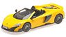 McLaren 675LT Spider Yellow/Gray (Diecast Car)