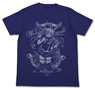 Kono Subarashii Sekai ni Shukufuku o! Goddess of Water Aqua T-shirt Night Blue M (Anime Toy)