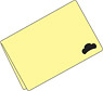 Osomatsu-san Clutch Bag (Matsu Logo) Jyushimatsu (Yellow) (Anime Toy)