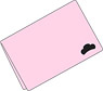 Osomatsu-san Clutch Bag (Matsu Logo) Todomatsu (Pink) (Anime Toy)