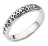 One Piece Silver Accessory 07 Law [Death] Ring #17 (Anime Toy)