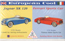 European Cool Jagur XK 120 / Ferrari Sports Car (Set of 2) (Model Car)