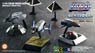 Xevious: Fardraut Saga (PC Engine Ver.) 1/144 Color Resin Cast Unassembled Kit (Set of 3) (Resin Kit)