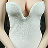 1/6 Deep V Short Skirt Set: White (Fashion Doll)