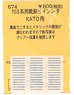 (N) 103系用靴刷りインレタ (KATO) (鉄道模型)