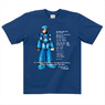 ロックマンX Tシャツ エックス (青) XL (キャラクターグッズ)