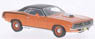 プリムス クーダ 426 メミ 1970 オレンジ/マットブラック (ミニカー)