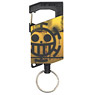 One Piece Pirates of Heart Stencil Design Full Color Reel Key Ring (Anime Toy)