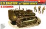 U.S. Tractor w/Towing Winch & Crewmen (Plastic model)