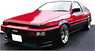 Toyota Sprinter Trueno 3Dr GT Apex (AE86) Red (Diecast Car)