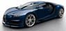 Bugatti Chiron Blue Carbon (ミニカー)