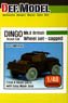 Dingo Scout Car Mk.II British Wheel Set-sagged (for Tamiya Kit) (Plastic model)