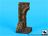 Destroyed Entrance w/Stairs Base (50x50mm) (Plastic model)