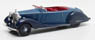 ロールス・ロイス ファントム III スポーツ トルピード チューリップ & マバリー 1937 ブルー (ミニカー)