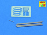 Barrel Cleaning Rods with Brackets for Tiger I Tunisia (Plastic model)