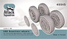SBD Dauntless Wheels (Set of 4) (Plastic model)