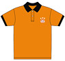 Himoto! Umaru-chan Umaru Embroidery Polo-shirt Orange x Black S (Anime Toy)