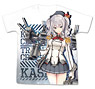 Kantai Collection Kashima Full Graphic T-shirt White L (Anime Toy)