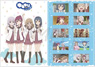 YuruYuri San Hai! A4 Sticker Student Council Blue (Anime Toy)