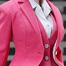 POP Toys 1/6 Office Lady Business Suits Set D Pink (Fashion Doll)