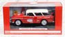Chevrolet Bel Air Nomado 1955 with two bottle case and metal cart (Diecast Car)
