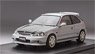 Honda Civic TypeR (EK9) CarbonBonnet (CustomColorVersion) Borg Silver Metallic (Diecast Car)