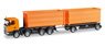 (HO) Scania R Container Trailer (Scania R HZ) (Model Train)