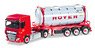 (HO) DAF XF SC Euro 6 Chemical Substance Container Semitrailer `HOYER` (Model Train)