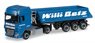 (HO) DAF XF SSC Euro 6 Dump Semitrailer `Willi Betz` (Model Train)