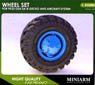 SA-8 Gecko Self-propelled Anti-aircraft Missile Wheel Set (for Trumpeter) (Plastic model)