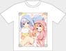 Is the Order a Rabbit?? Cocoa & Chino Usamimi Dry Mesh T-shirt L (Anime Toy)