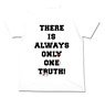 Detective Conan There is Always Only One Truth! Message T-shirt White S (Anime Toy)