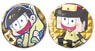 Osomatsu-san Jyushimatsu Can Badge Set (Tsumamare/Graphig Ver.) (Anime Toy)
