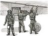 フランス空軍 ミラージュ F.1C パイロット & 整備兵 (3体入) (プラモデル)