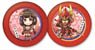 Samurai Warriors 4 Mini Character Round Cushions Naomasa Ii & Naotora Ii (Anime Toy)