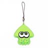 Splatoon Ikasu Clear Rubber Strap Squid [Lime Green] (Anime Toy)