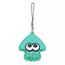 Splatoon Ikasu Clear Rubber Strap Squid [Turquoise] (Anime Toy)