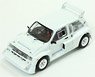 MG Metro 6R4 1985 rally spec white with two tire sets, Night Light (Diecast Car)