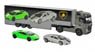 Racing Transporter Set Lamborghini (Racing Truck + 2 Cars) (Diecast Car)