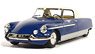 シトロエン DS19 シャプロン クーペ ル・ダンディ 1964 ヘッド&テールライト点灯  ブルー/ホワイト ルーフ  (ミニカー)