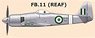 シーフューリー FB.11 ロイヤルエジプト空軍 (プラモデル)