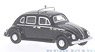 (HO) VW Rometsch Beetle Taxi 1953 Black 4 Door (Model Train)