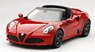 Alfa Romeo 4C Spider Red (Diecast Car)