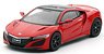 ホンダ NSX 2017 クルヴァレッド カーボンファイバーパッケージ (ミニカー)