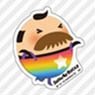 Sticker Show by Rock!! Arisugawa Maple (Rainbow) (Anime Toy)