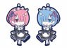 Re: Life in a Different World from Zero [Front and Back Rubber] Ram & Rem (Anime Toy)